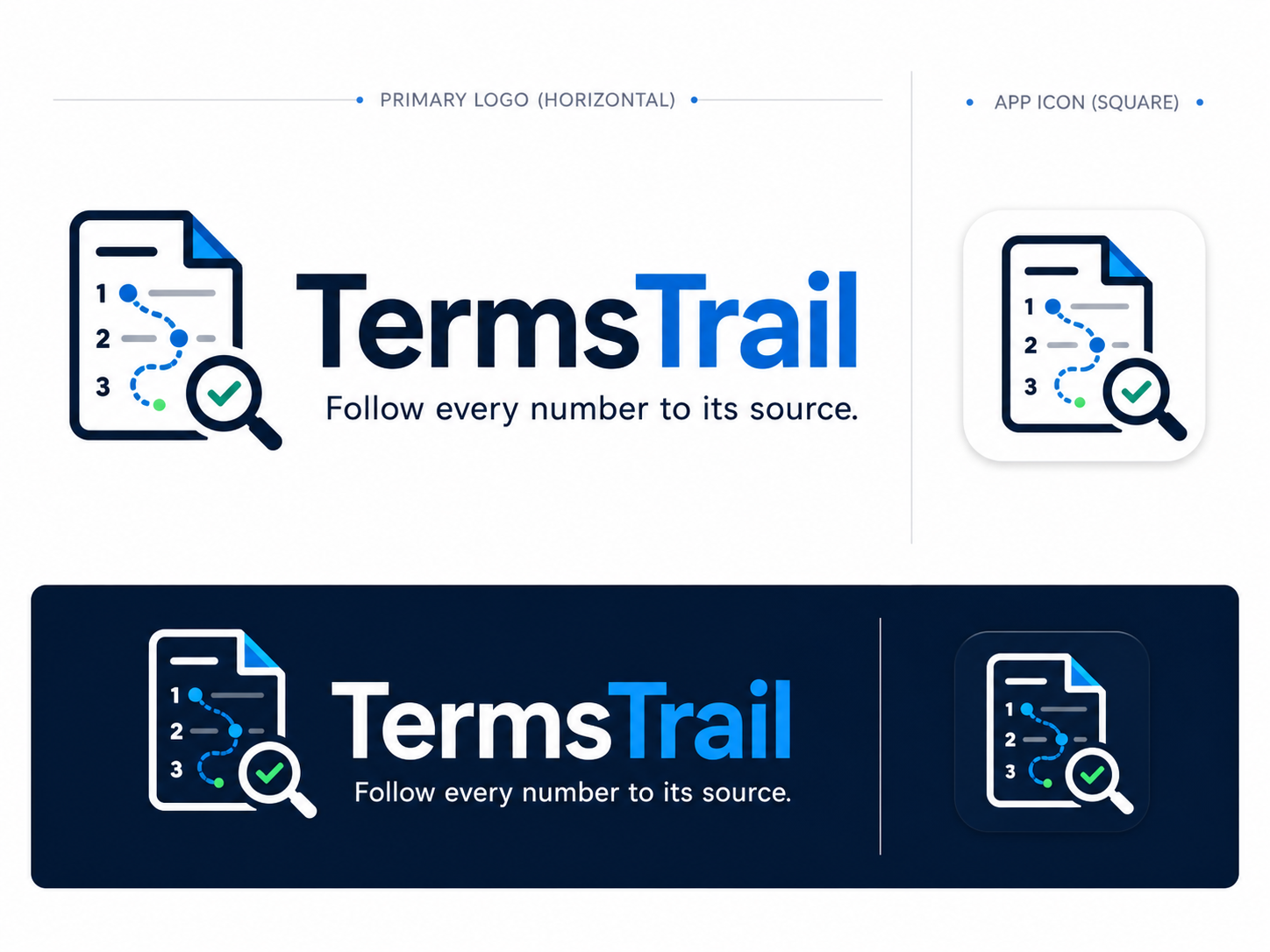TermsTrail — Follow every number to its source.